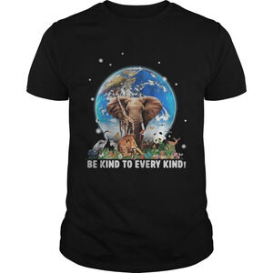Elephant And Other Animals In The World Be Kind To Every Kind Shirt